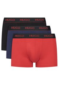 Hugo - HUGO Komplet 3 par bokserek 50532611 Kolorowy. Materiał: bawełna. Wzór: kolorowy #7
