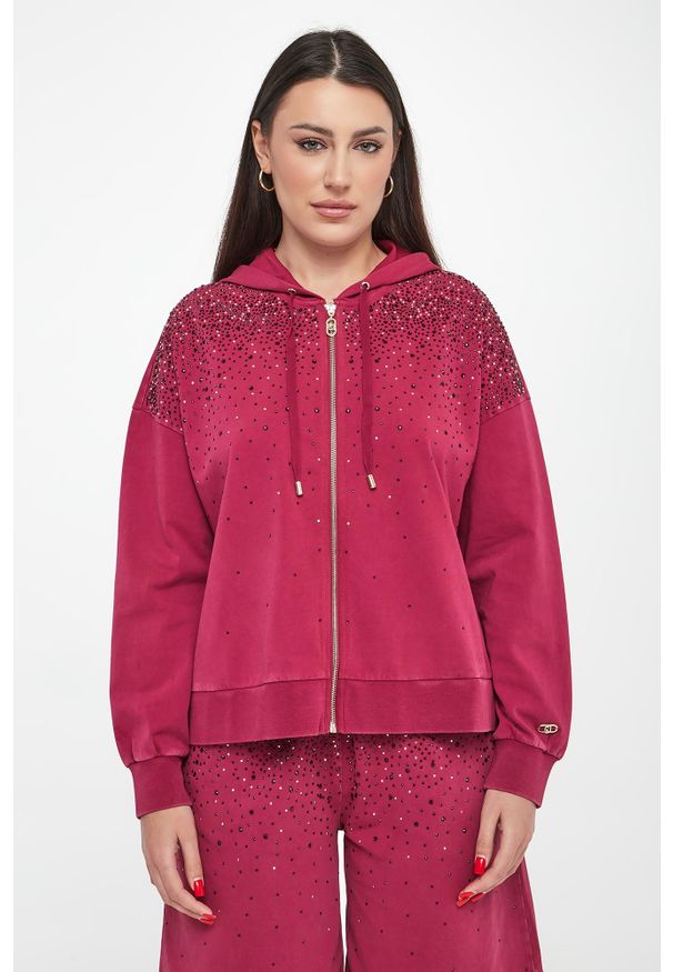 Liu Jo - Bluza damska z kapturem LIU JO. Typ kołnierza: kaptur