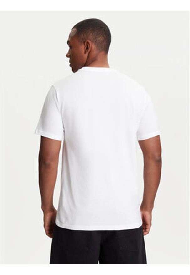 Converse T-Shirt Neon Sign All Star Patch 10027722-A02 Biały Regular Fit. Kolor: biały. Materiał: bawełna