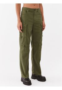 Pinko Spodnie materiałowe Variable 101986 A0D5 Zielony Relaxed Fit. Kolor: zielony. Materiał: bawełna
