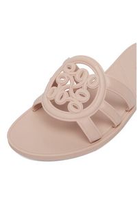 Nine West Klapki CEO-CT1120 Kremowy. Kolor: kremowy. Materiał: materiał #7
