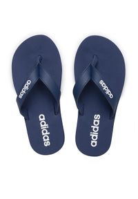 Adidas - adidas Japonki Eezay Flip Flop EG2041 Granatowy. Kolor: niebieski. Materiał: skóra