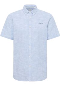 Mustang - MĘSKA KOSZULA MUSTANG Berkeley Faded Denim 1015242 5124. Materiał: denim #7
