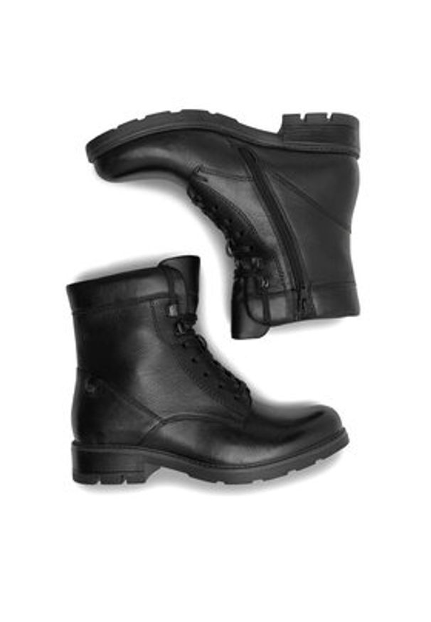 Go Soft Trapery WI23-DEMETRA-19 Czarny. Kolor: czarny. Materiał: skóra