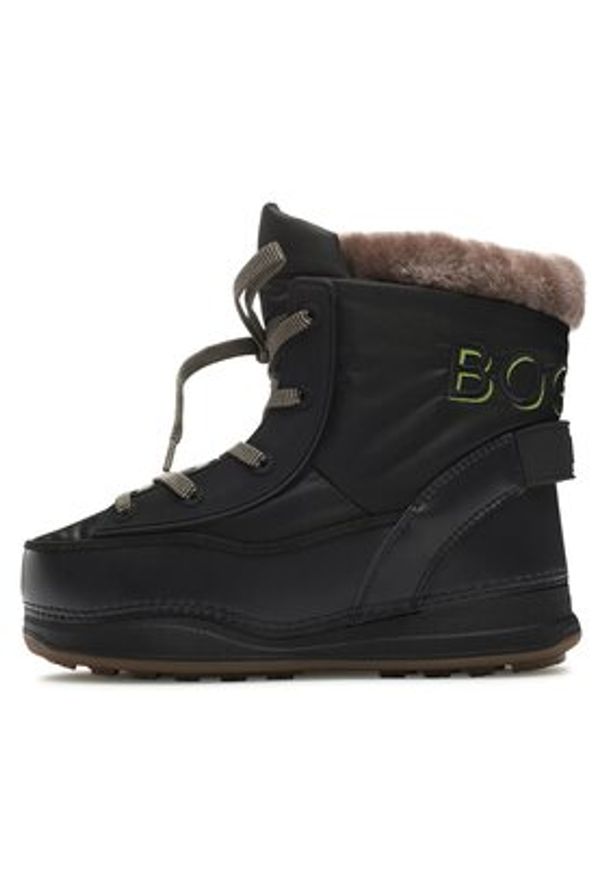 Bogner Śniegowce La Plagne 2L 32247144 Czarny. Kolor: czarny. Materiał: skóra