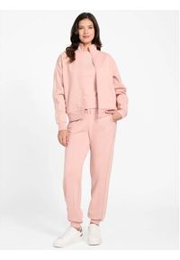 Guess Spodnie materiałowe 179778 Różowy Slim Fit. Kolor: różowy. Materiał: materiał #4