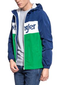 Wrangler - KURTKA WRANGLER WALLY WINDBREAKER BLUE DEPTHS W4707V9JY. Kolor: zielony #5