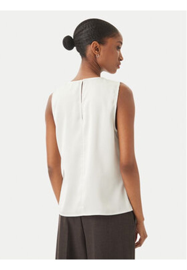 Calvin Klein Bluzka LV044F144G Biały Regular Fit. Kolor: biały. Materiał: syntetyk