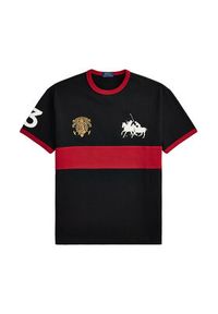 Polo Ralph Lauren T-Shirt 710B14218001 Czarny Regular Fit. Typ kołnierza: polo. Kolor: czarny. Materiał: bawełna #3