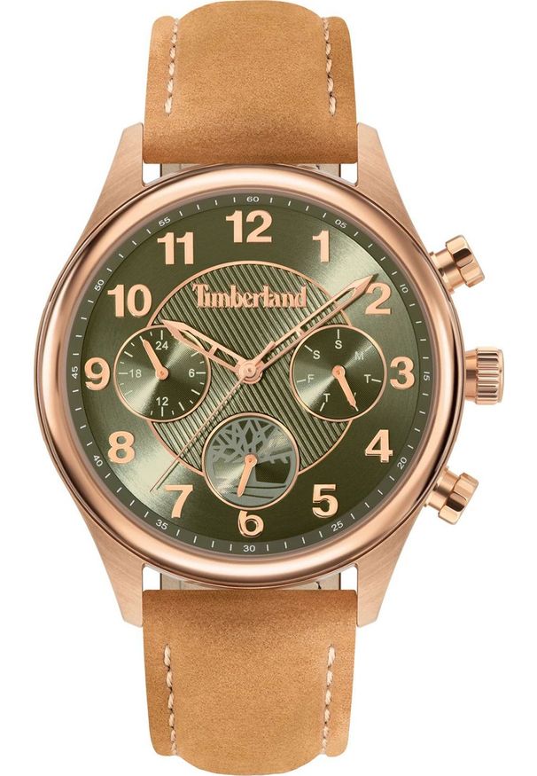 Zegarek Timberland Zegarek męski Timberland TBL.TDWLF2200101 brązowy. Kolor: brązowy