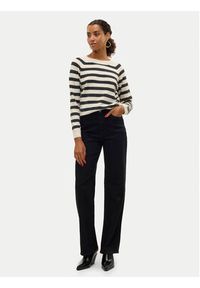 Vero Moda Sweter Doffy 10201022 Beżowy Regular Fit. Kolor: beżowy. Materiał: syntetyk #4
