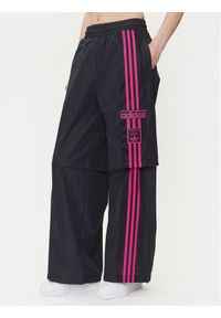Adidas - adidas Spodnie dresowe Adibreak JD0088 Czarny Regular Fit. Kolor: czarny. Materiał: syntetyk