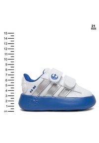 Adidas - adidas Sneakersy Star Wars Grand Court 2.0 IH1139 Biały. Kolor: biały. Materiał: skóra. Wzór: motyw z bajki