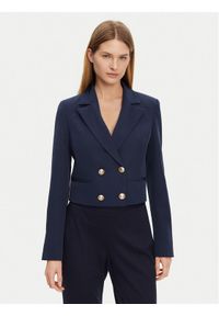 Guess Marynarka W5GN67 WH9Y2 Granatowy Regular Fit. Kolor: niebieski. Materiał: syntetyk #1