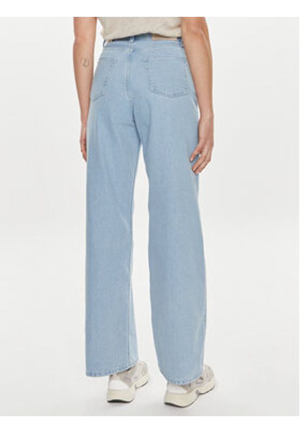 Calvin Klein Jeansy K20K206579 Niebieski Wide Leg. Kolor: niebieski