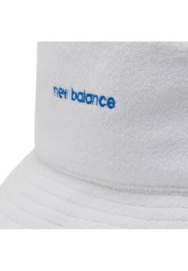 New Balance Kapelusz Bucket LAH21108WT Biały. Kolor: biały. Materiał: materiał