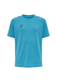 Hummel Core XK Kids Poly T-Shirt. Kolor: niebieski. Długość rękawa: krótki rękaw. Długość: krótkie