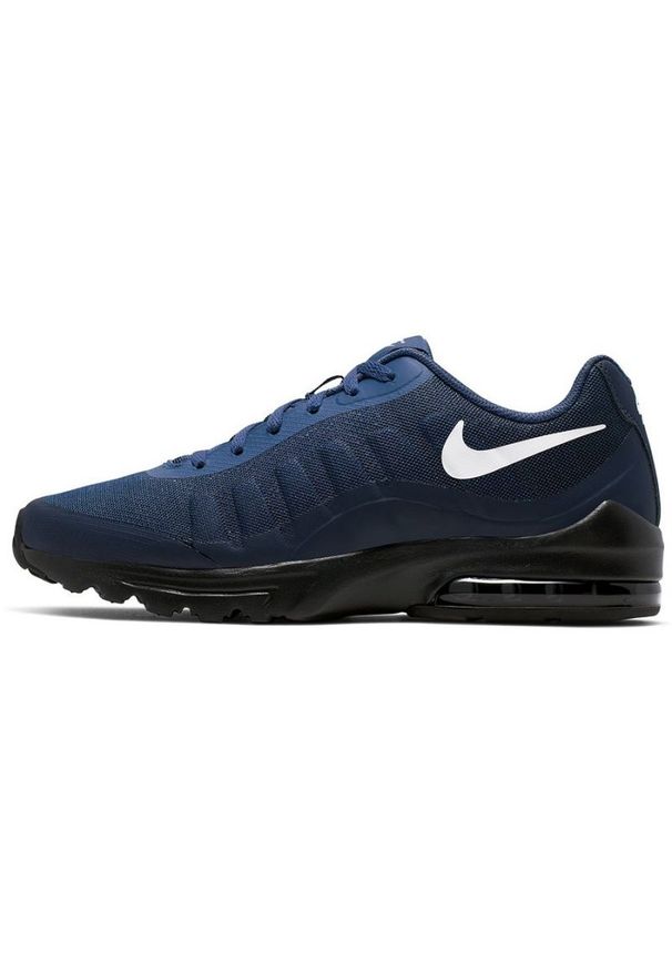 Nike - NIKE AIR MAX INVIGOR. Okazja: na co dzień. Kolor: niebieski. Materiał: guma. Szerokość cholewki: normalna. Sezon: lato. Model: Nike Air Max. Sport: turystyka piesza