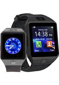 Smartwatch Retoo DZ09 Czarny (E039). Rodzaj zegarka: smartwatch. Kolor: czarny #1
