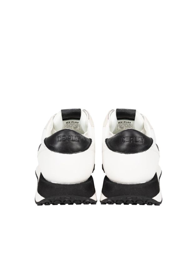 Ice Play Sneakersy | KORSER001M3TL1 | Mężczyzna | Biały. Okazja: na spacer. Nosek buta: okrągły. Kolor: biały. Materiał: tkanina, skóra. Sport: turystyka piesza