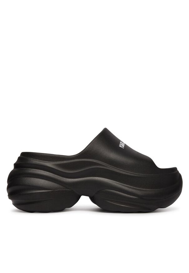 Karl Lagerfeld - KARL LAGERFELD Klapki KL88900A Czarny. Kolor: czarny. Materiał: syntetyk. Szerokość buta: średnie