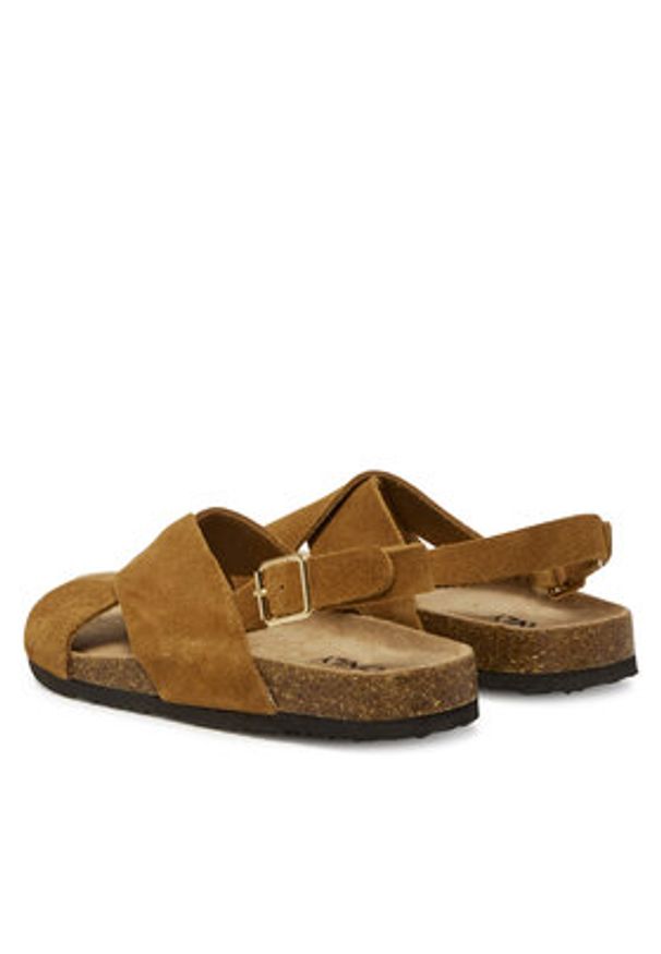 ONLY Shoes Sandały Onlava 15342054 Brązowy. Kolor: brązowy. Materiał: zamsz, skóra