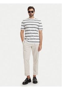 BOSS T-Shirt C-Taut 01 50555844 Kremowy Regular Fit. Kolor: kremowy. Materiał: bawełna #3