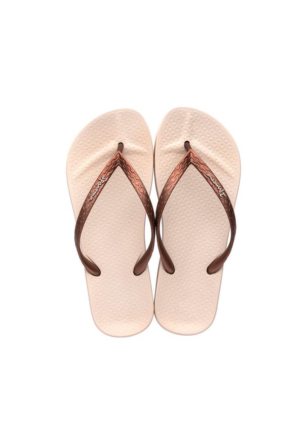 Klapki damskie Ipanema Anatomica Tan. Okazja: na plażę. Kolor: beżowy. Styl: sportowy
