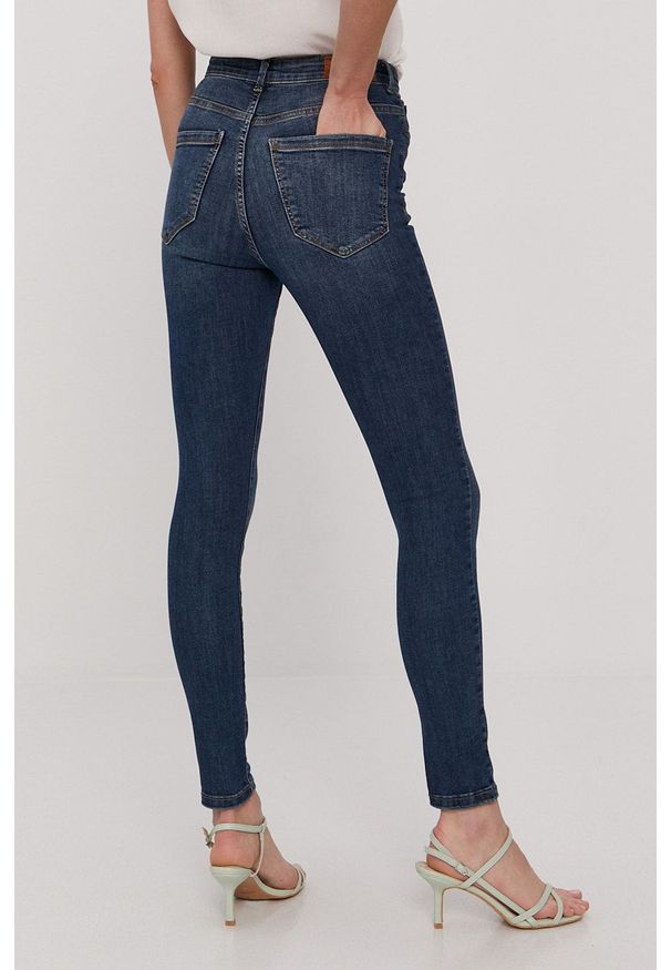 Vero Moda - Jeansy Sophia. Stan: podwyższony. Kolor: niebieski