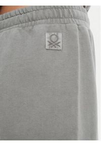 United Colors of Benetton - United Colors Of Benetton Spódnica midi 39BLD000E Szary Regular Fit. Kolor: szary. Materiał: bawełna #3