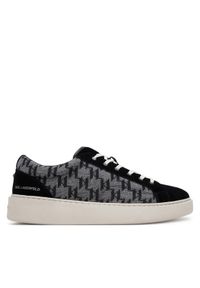 Karl Lagerfeld - KARL LAGERFELD Sneakersy Flint II KL53323 Czarny. Kolor: czarny. Materiał: zamsz, skóra