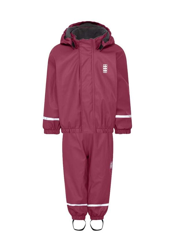 LEGO - Lego Wear kurtka i spodnie dziecięce kolor bordowy. Kolor: czerwony