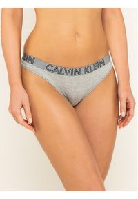 Calvin Klein Underwear Stringi Ultimate 000QD3636E Szary. Kolor: szary. Materiał: bawełna #5