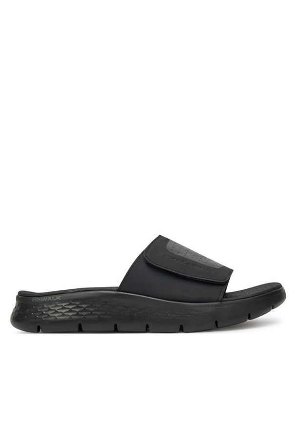 skechers - Skechers Klapki Go Walk Flex Sandal-Sandbar 229204/BBK Czarny. Kolor: czarny. Materiał: syntetyk