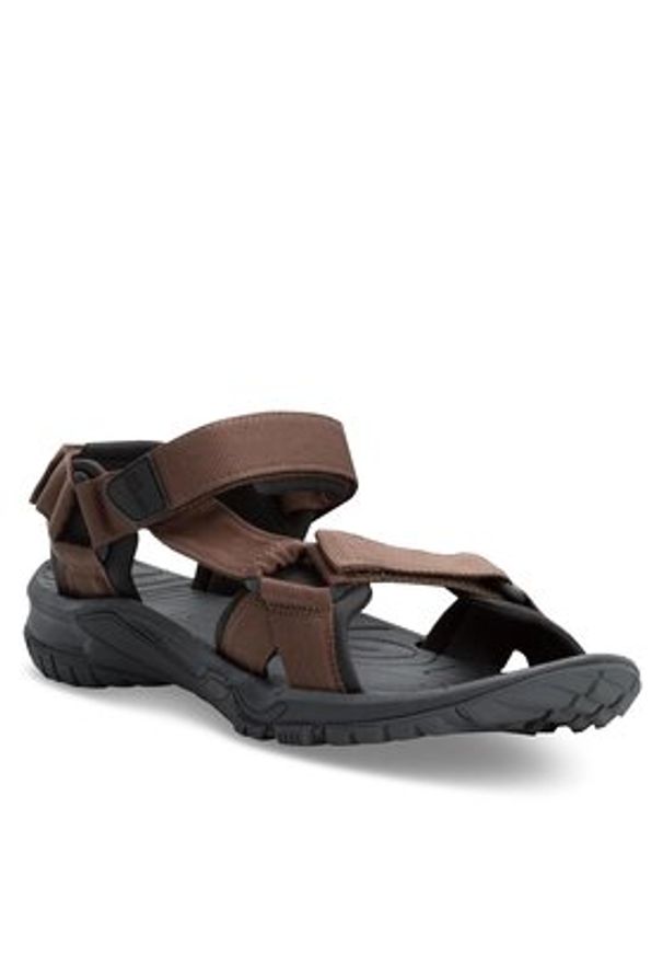 Jack Wolfskin Sandały Lakewood Ride Sandal M 4019021 Brązowy. Kolor: brązowy. Materiał: materiał