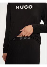 Hugo Piżama 50522912 Czarny Regular Fit. Kolor: czarny. Materiał: wiskoza