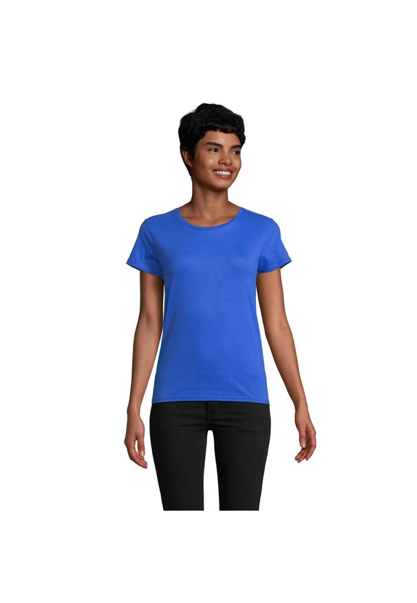 SOL'S - Koszulka Pioneer Dla Kobiet. Kolor: niebieski. Sport: turystyka piesza