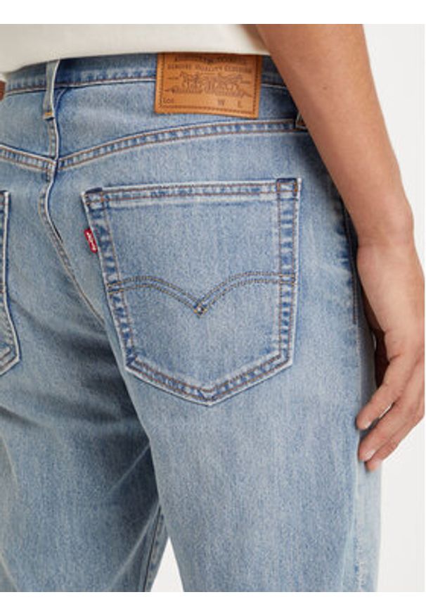 Levi's® Szorty jeansowe 398640102 Niebieski Straight Fit. Kolor: niebieski. Materiał: bawełna, jeans