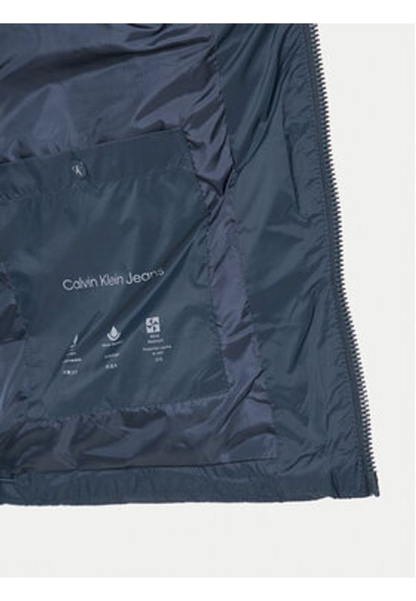 Calvin Klein Jeans Kurtka zimowa LV04RC511G Niebieski Regular Fit. Kolor: niebieski. Materiał: syntetyk. Sezon: zima