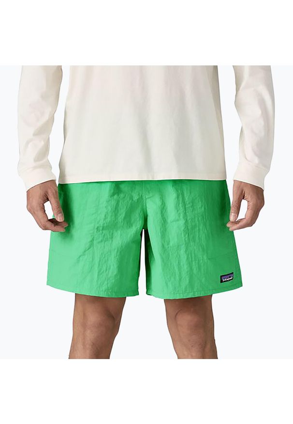 Spodenki męskie Patagonia Baggies Longs 7". Kolor: zielony. Długość: krótkie. Sezon: lato