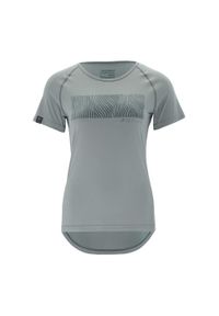 Koszulka damska Silvini Giona. Kolor: szary, niebieski, wielokolorowy. Materiał: materiał, mesh. Sport: turystyka piesza #1