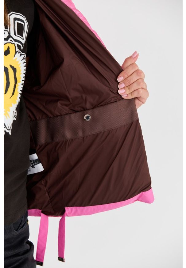 DIEGO M Różowa damska kurtka, Rozmiar 42 EU - 46 IT. Kolor: różowy