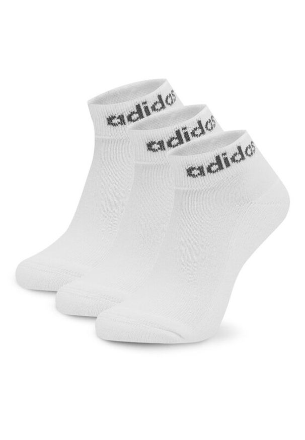 Adidas - adidas Zestaw 3 par niskich skarpet unisex 3-Pack HT3457 Biały. Kolor: biały. Materiał: materiał