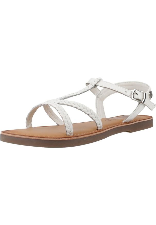 Sandały Gioseppo Model Cinisi Kolor Biały. Kolor: biały. Materiał: skóra