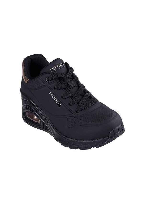 skechers - Buty damskie SKECHERS Uno Wedge Hi Steps. Okazja: na co dzień. Kolor: czarny. Model: Skechers Sport. Sport: turystyka piesza
