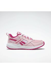 Buty do chodzenia dla dzieci Reebok Road Supreme. Zapięcie: sznurówki. Kolor: biały, różowy, wielokolorowy. Materiał: materiał, syntetyk. Szerokość cholewki: normalna. Sport: turystyka piesza #1