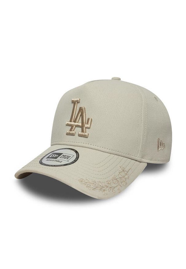 New Era - Czapka baseballowa Dodgers Tonal Eframe. Kolor: beżowy, wielokolorowy, biały. Styl: casual