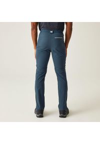 Spodnie wodoodporne z odpinanymi nogawkami Regatta Mountain III. Kolor: niebieski, szary, wielokolorowy. Materiał: tkanina. Sport: turystyka piesza #2