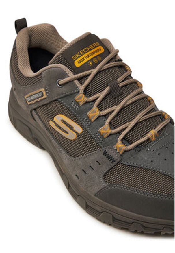 skechers - Skechers Trekkingi Oak Canyon - Rydell 237386 Brązowy. Kolor: brązowy. Materiał: zamsz, skóra. Sport: turystyka piesza