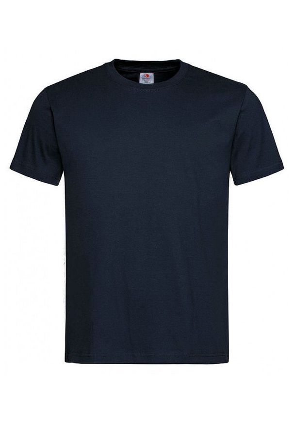 Niebieski t-shirt Stedman casualowy, na co dzień